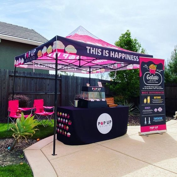 Branded Pop-Up Market Tents